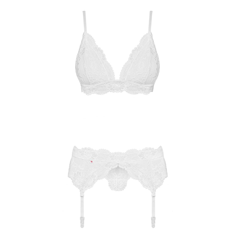 Obsessive - 810-SEG-2 3 pcs set L/XL- White