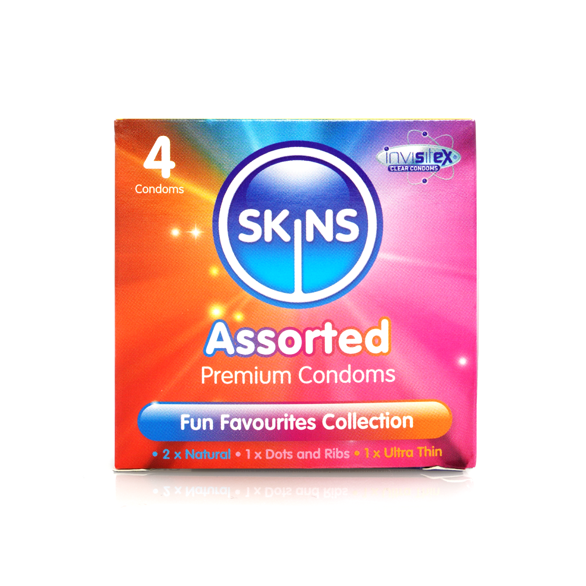 Skins Condoms Assorted 4 Pack - D&R NAT UT
