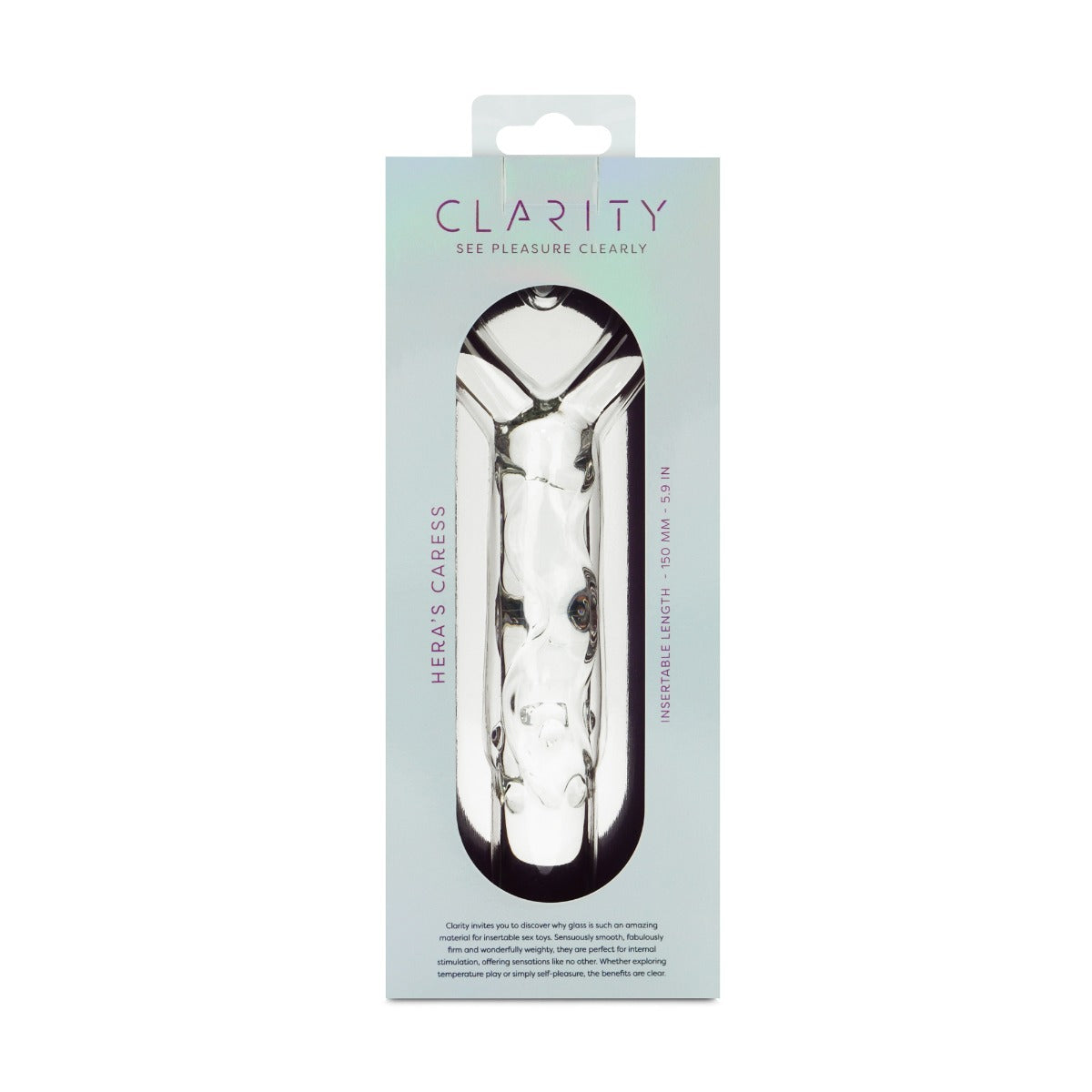 Clarity - Glass Dildo - Hera's Caress