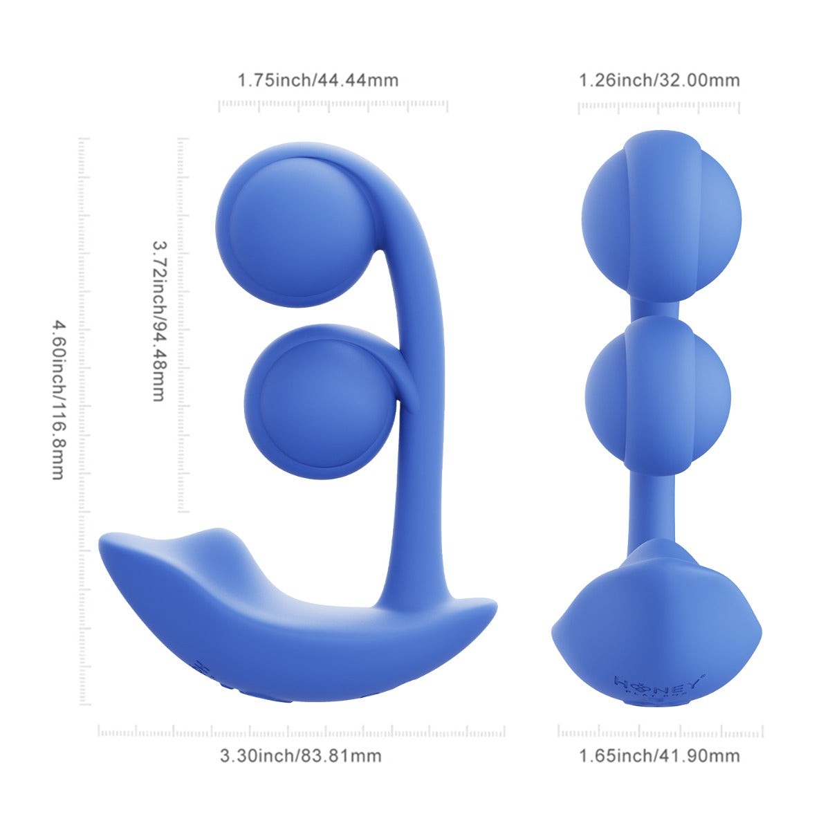 Honey Play Box - Melody - Twin Balls Clit & G Spot Vibrator (App Controlled Pressure Sensing)