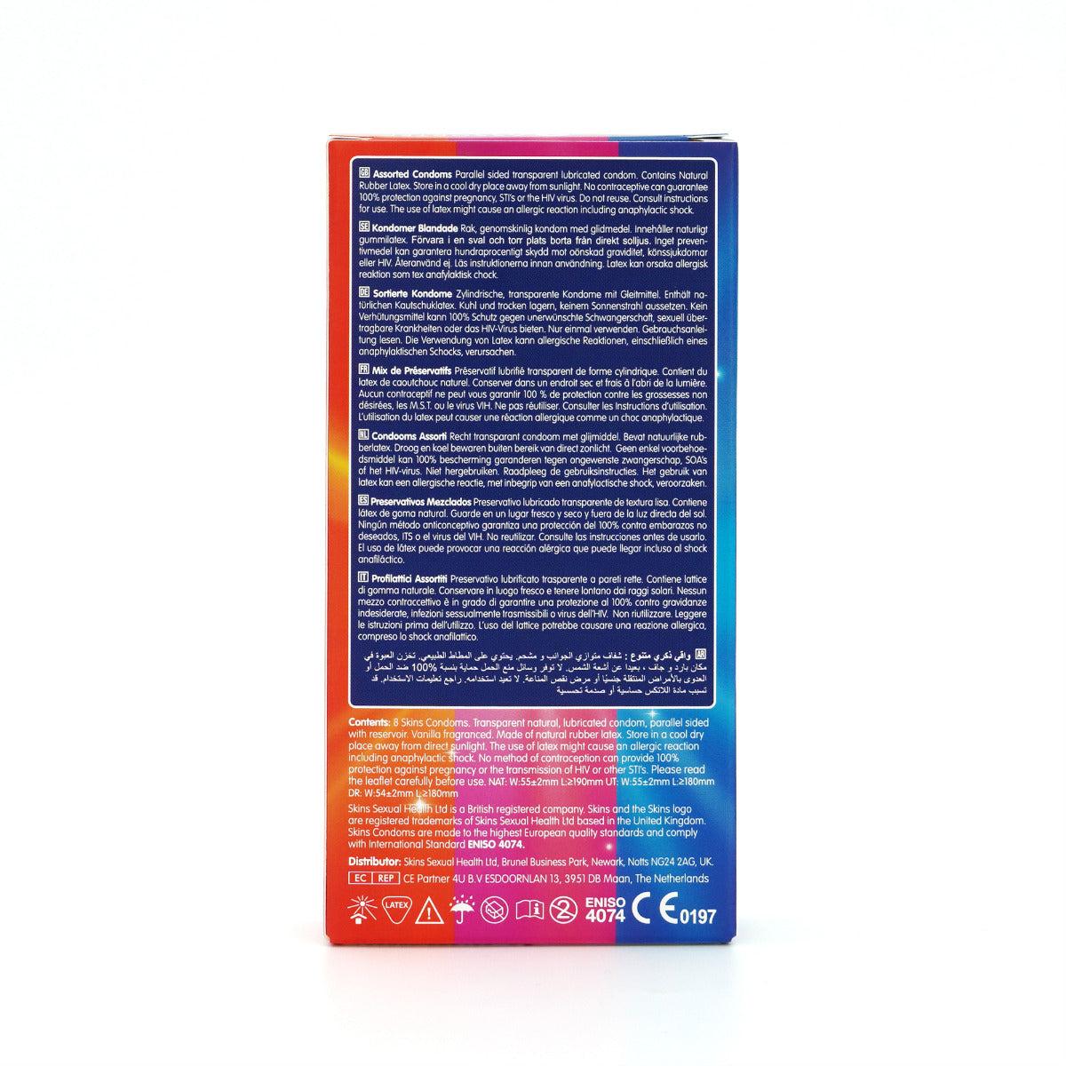 Skins Condoms Assorted 8 Pack