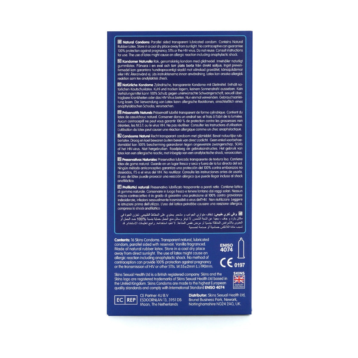 Skins Condoms Natural 16 Pack