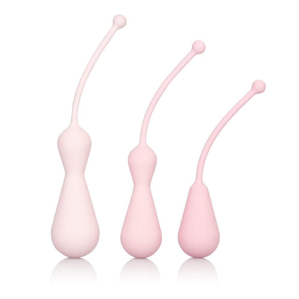 Inspire Weighted Silicone Kegel Training Kit - Pink