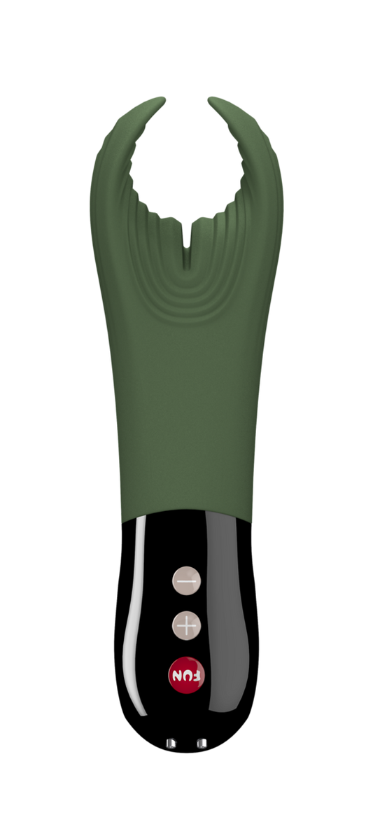 Fun Factory Manta - Moss Green - Vibrating Stroker
