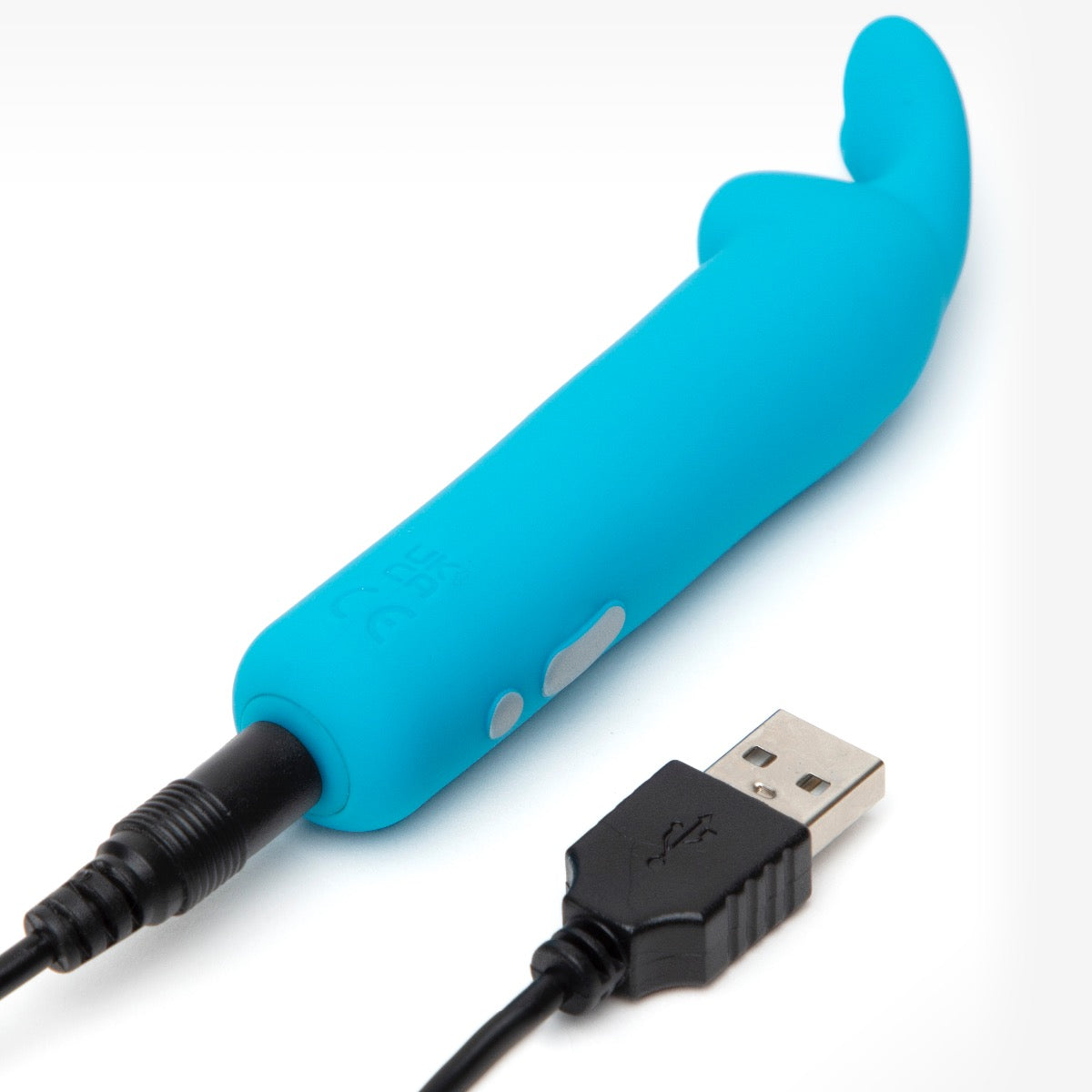 Happy Rabbit Rechargeable Vibrating Bullet - Blue