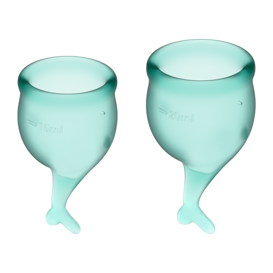 Satisfyer Feel Secure Menstrual Cup 2 pack