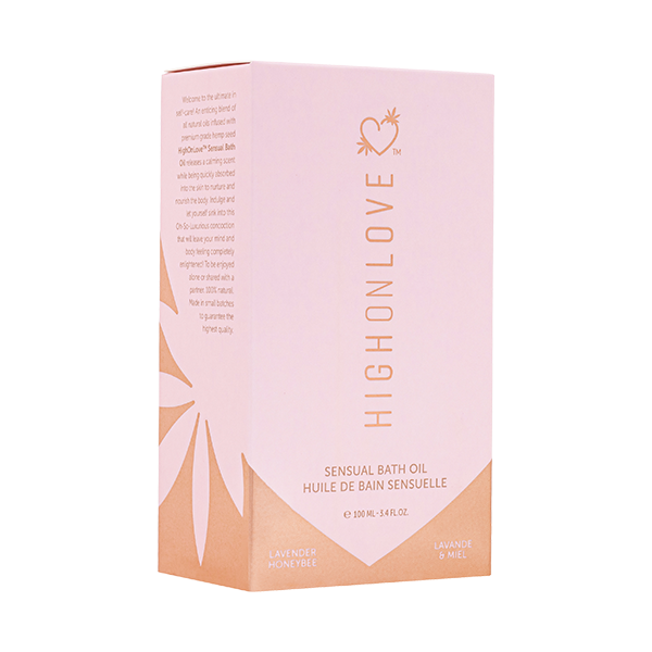 High On Love - Bath Oil - Lavender Honeybee