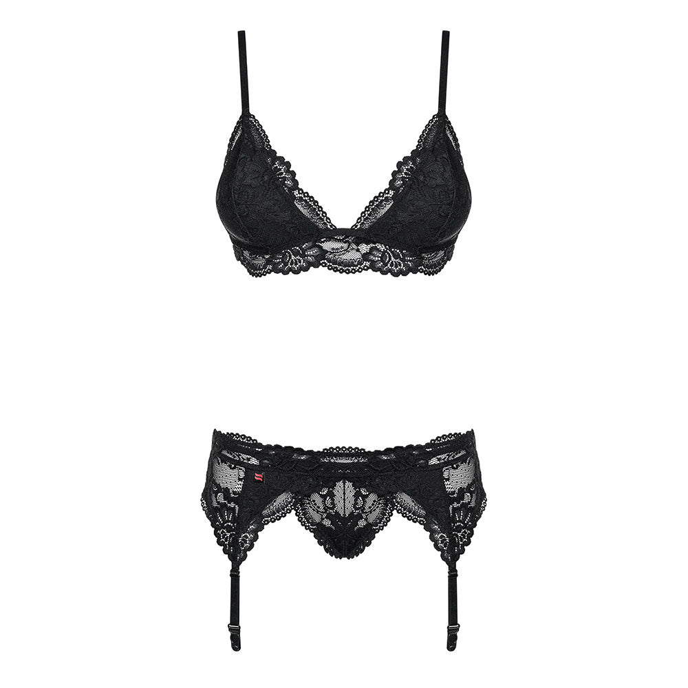 Obsessive - 810-SEG-1 3 pcs set S/M - Black
