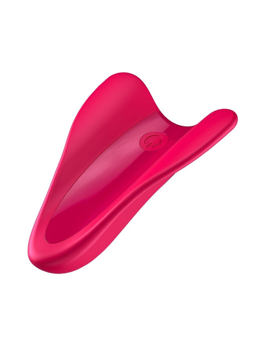 Satisfyer High Fly Finger Vibe - Fuchsia/Red