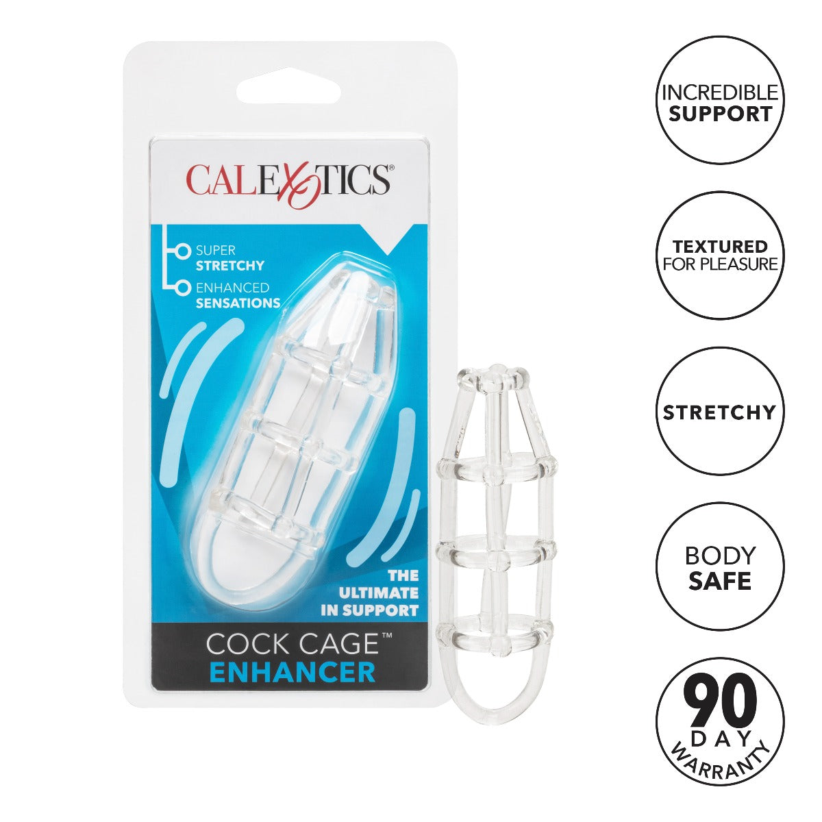 Cock Cage Enhancer - Clear