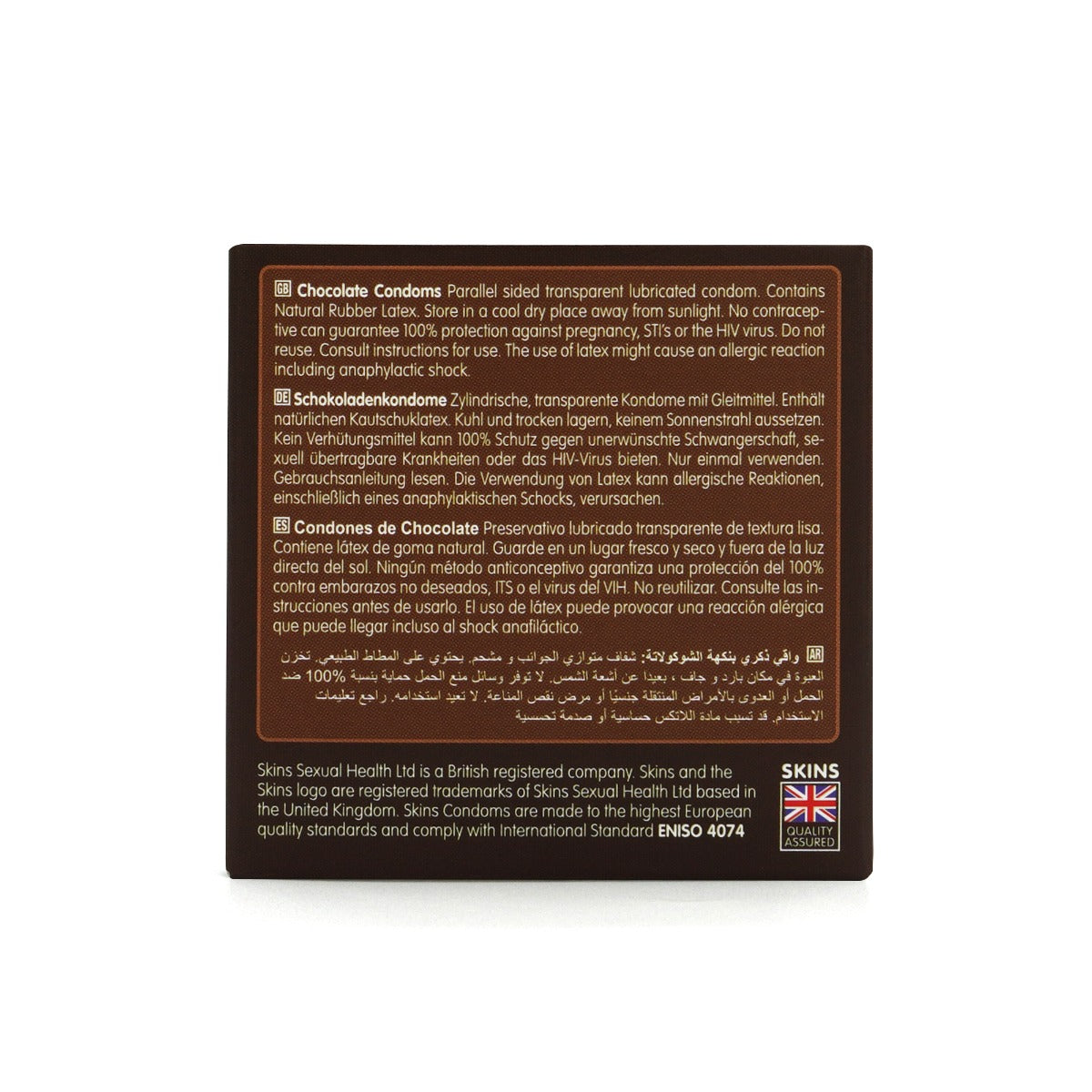 Skins Condoms Chocolate 4 Pack