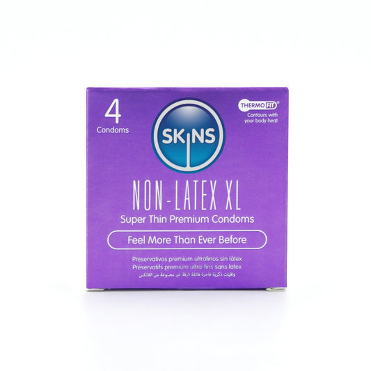 Skins Condoms Non-Latex XL 4 Pack