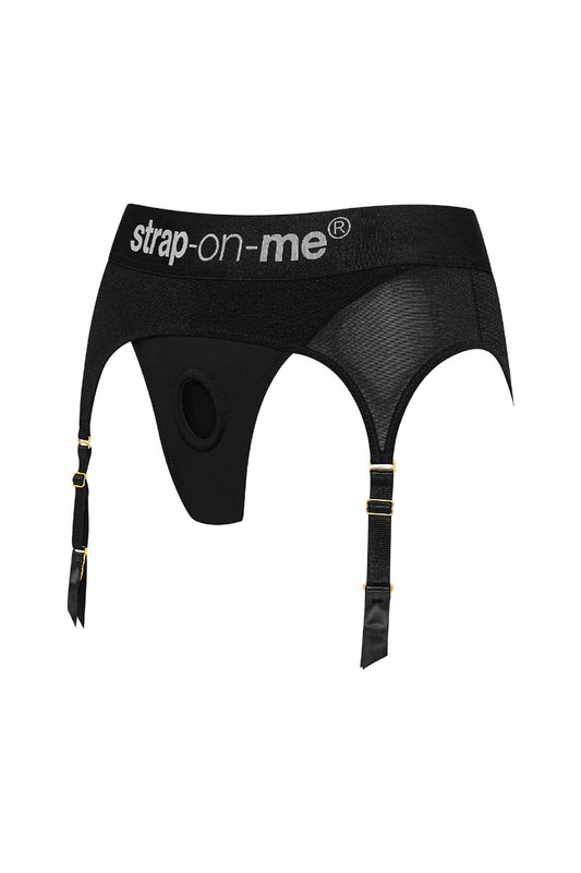 Strap On Me Rebel Harness Lingerie - Black