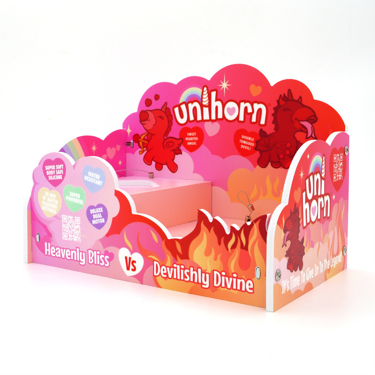 Unihorn POS Display - Cupid's Beau & Blaze Diablo