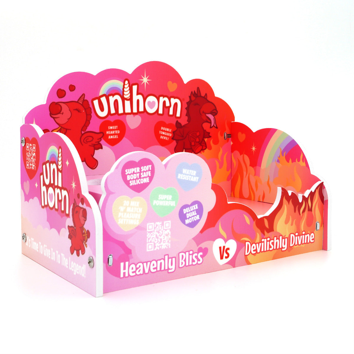 Unihorn POS Display - Cupid's Beau & Blaze Diablo