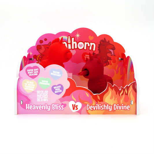 Unihorn POS Display - Cupid's Beau & Blaze Diablo