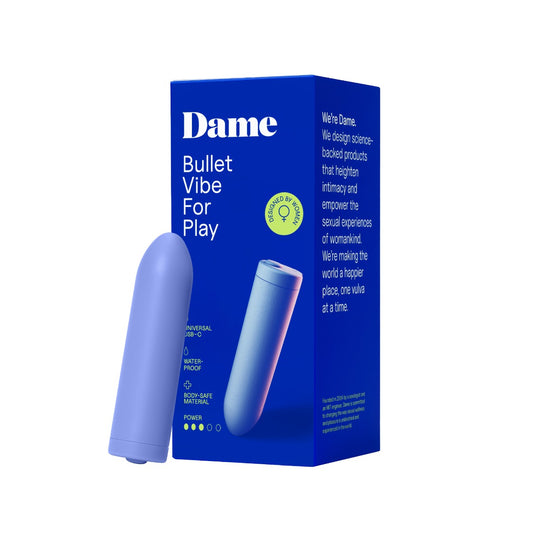 DAME - Zee  Bullet Vibrator - Periwinkle